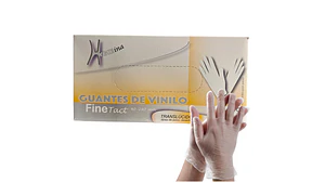 Guantes De Vinilo Transparente Caja 100 Unidades - Hygieina