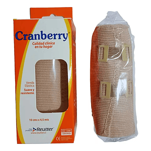 Venda Elástica Y Resistente 10 Cm X 4,5 mts + Sujetadores