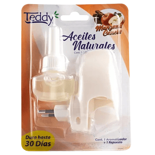 Ambientador Enchufe + Repuesto Aroma Manzana y Canela - Teddy 