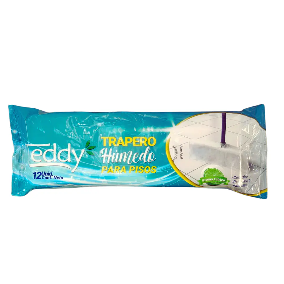 Trapero Humedo Multipiso Citrico 12 Und - Teddy 1