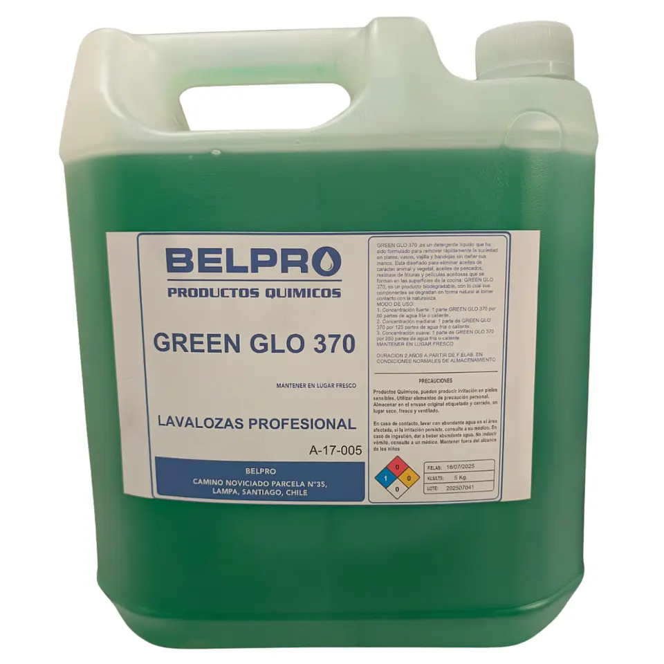 Lavaloza Concentrado 5 Litros Aroma Limon - Belpro 1