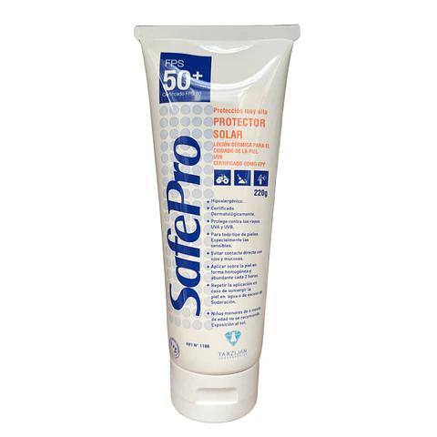 Protector Solar FPS 50+ Pomo 220 Gr - Safepro