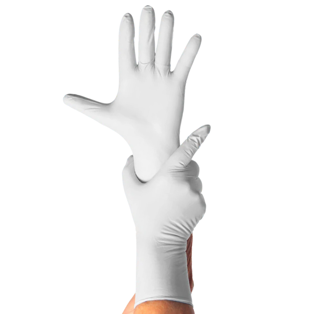 Guantes De Nitrilo Blanco Caja 100 Unidades - Top Safe 2