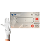 Guantes De Nitrilo Blanco Caja 100 Unidades - Top Safe - Miniatura 1