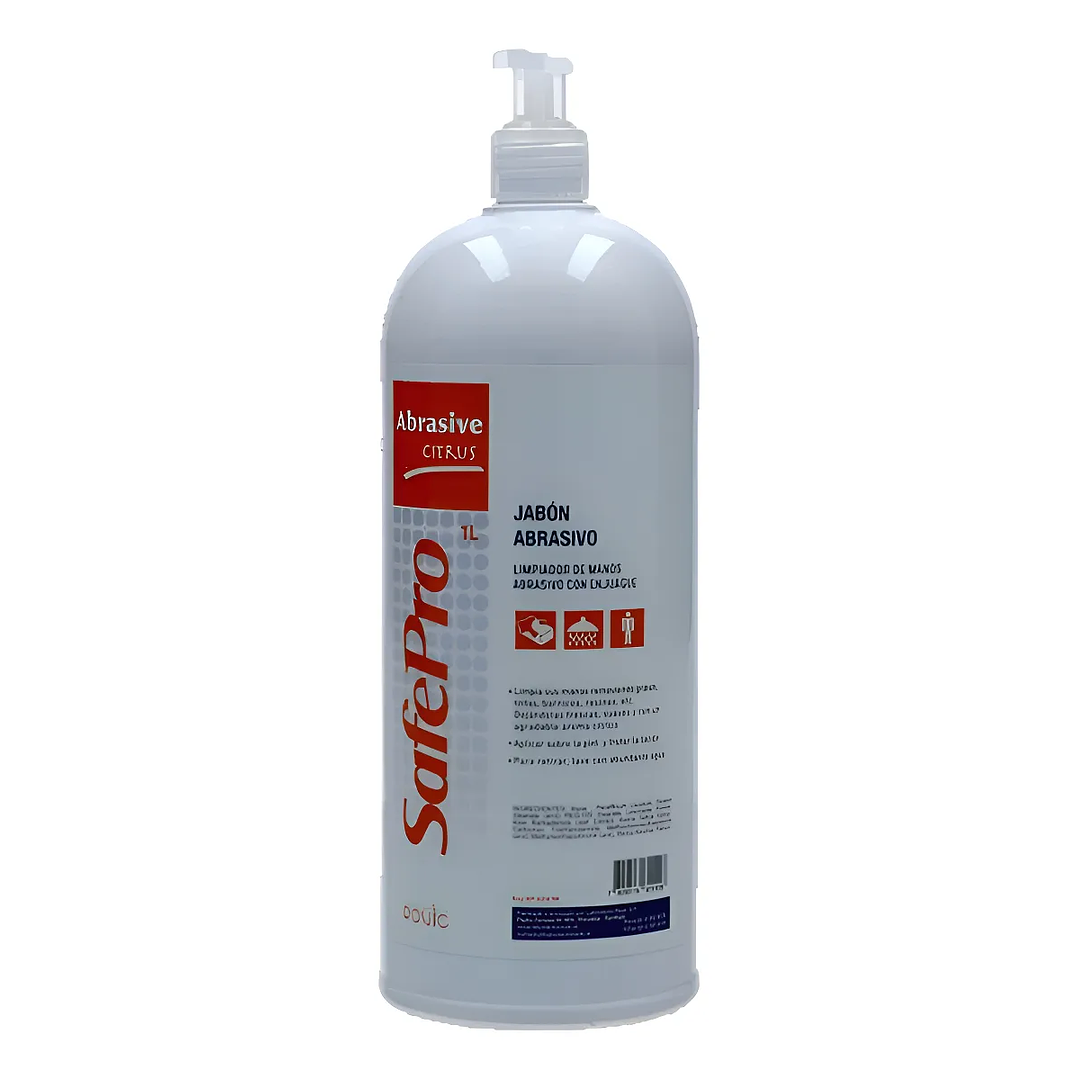 Jabón Mecánico Abrasivo Safepro 1 Litro Con Dosificador 1
