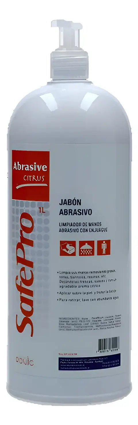 Jabón Mecánico Abrasivo Safepro 1 Litro Con Dosificador
