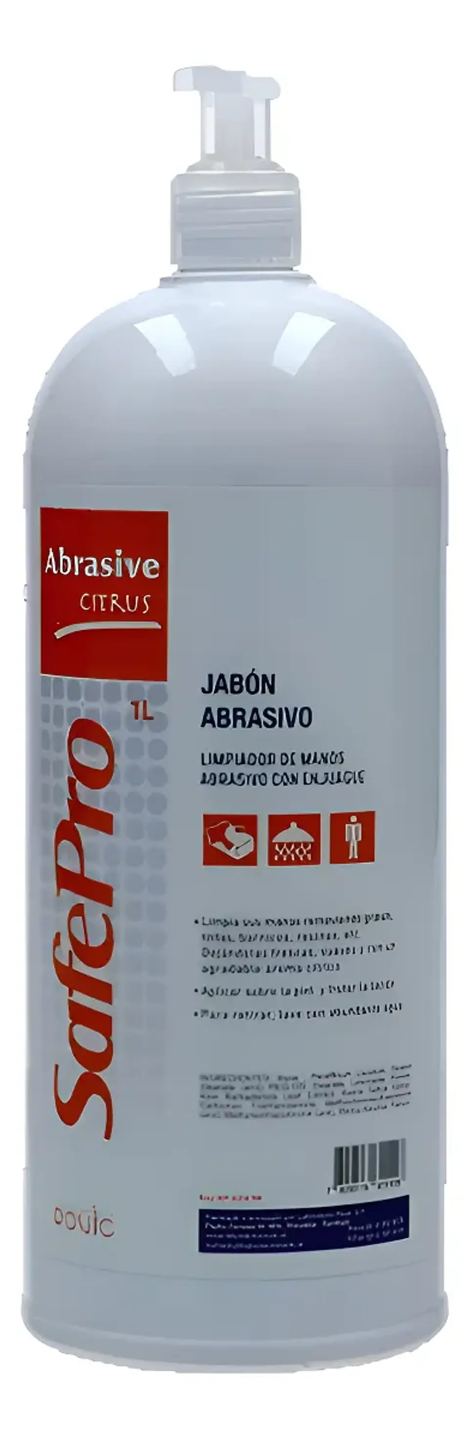 Jabón Mecánico Abrasivo Safepro 1 Litro Con Dosificador 1
