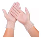 Guantes De Vinilo Caja Transparente Caja 100 Unidades - Mred - Miniatura 2