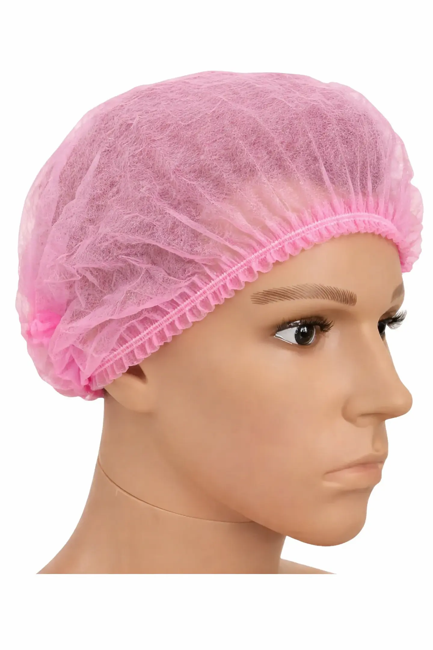  Cofia Gorro clip Rosada 100 Unidades - Hygieina 1