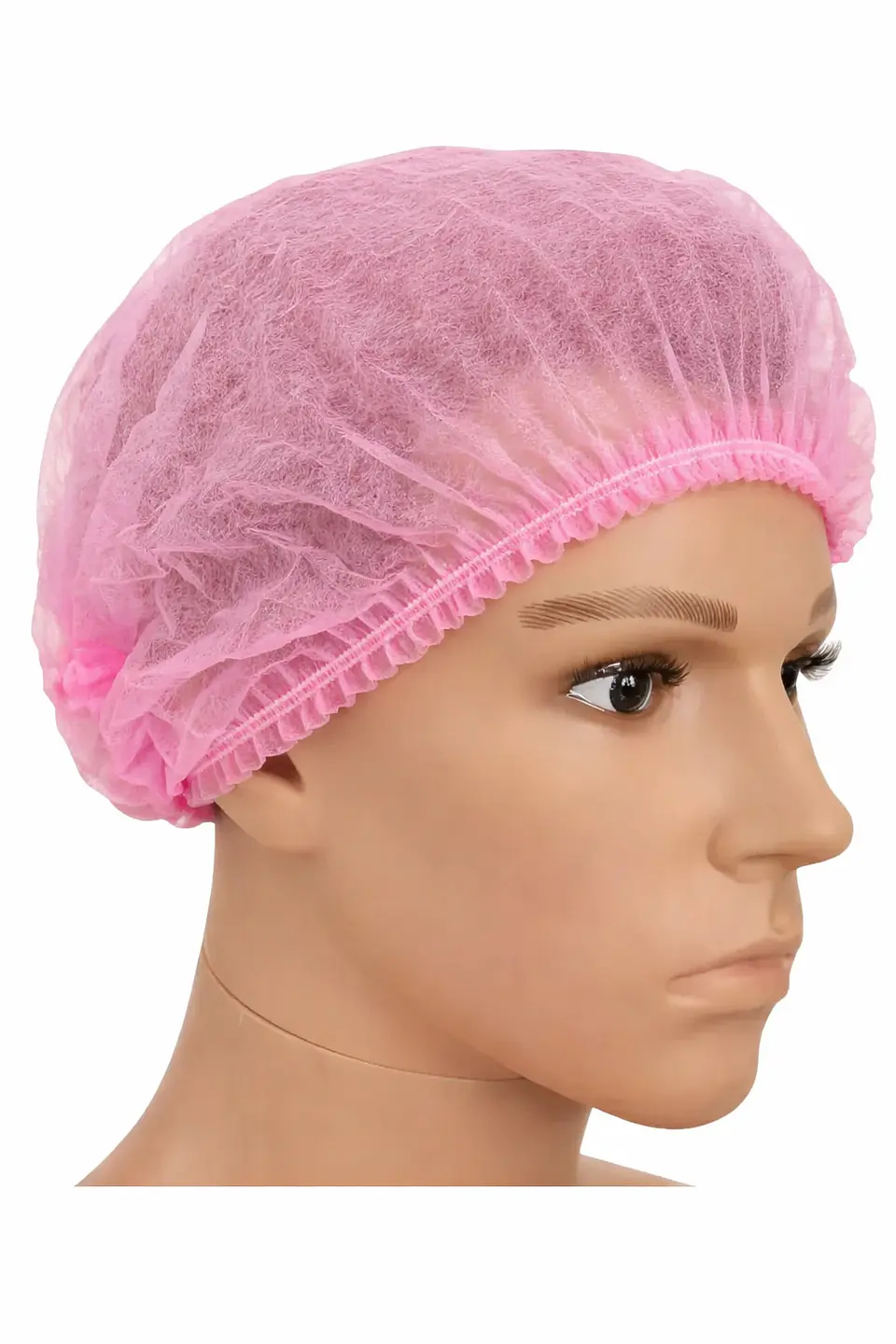  Cofia Gorro clip Rosada 100 Unidades - Hygieina 1