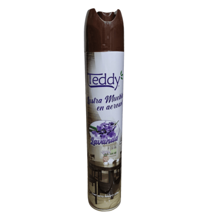 Lustra Spray Muebles Brillo Y Protección 420 Ml Teddy 1