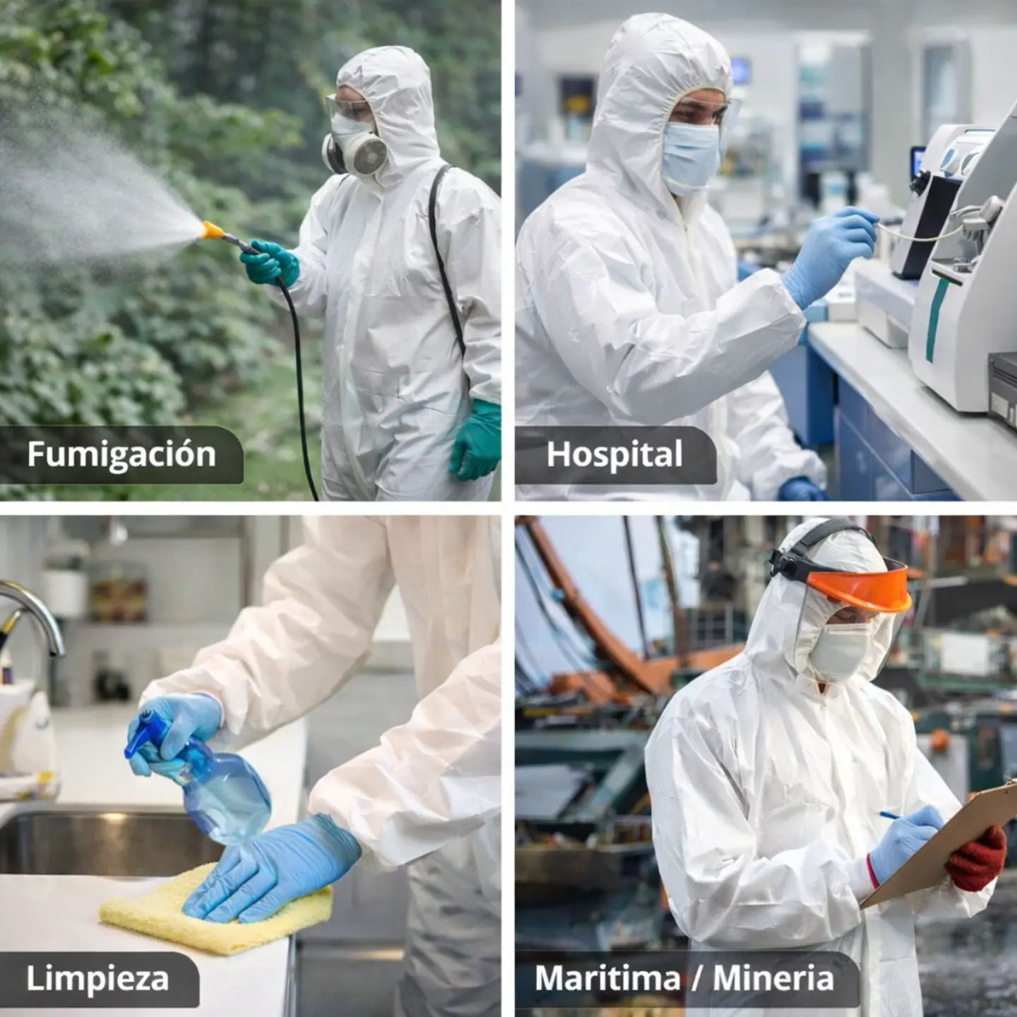 Buzo Overol Encapsulado Protección 45 Grs - Topsafe 2