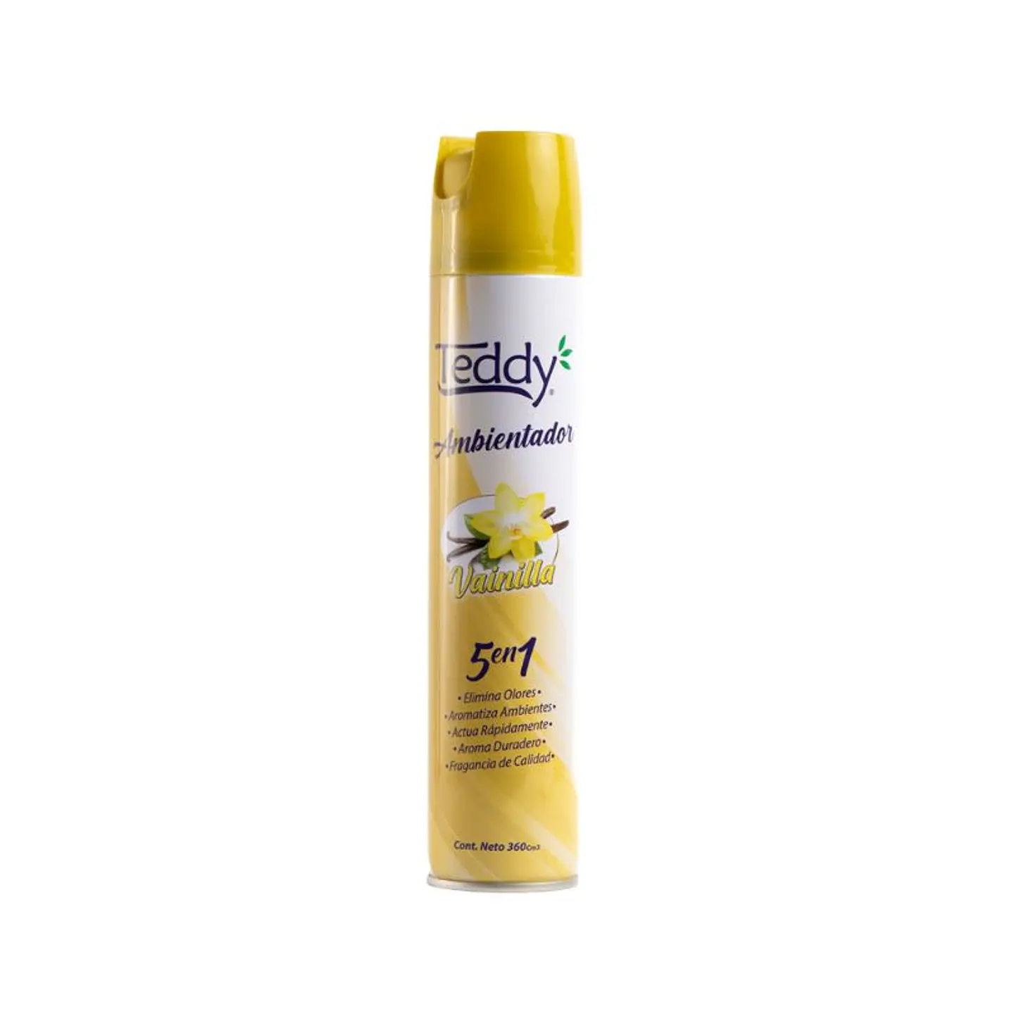 Ambientador Spray Marca Teddy 400ml Vainilla 1