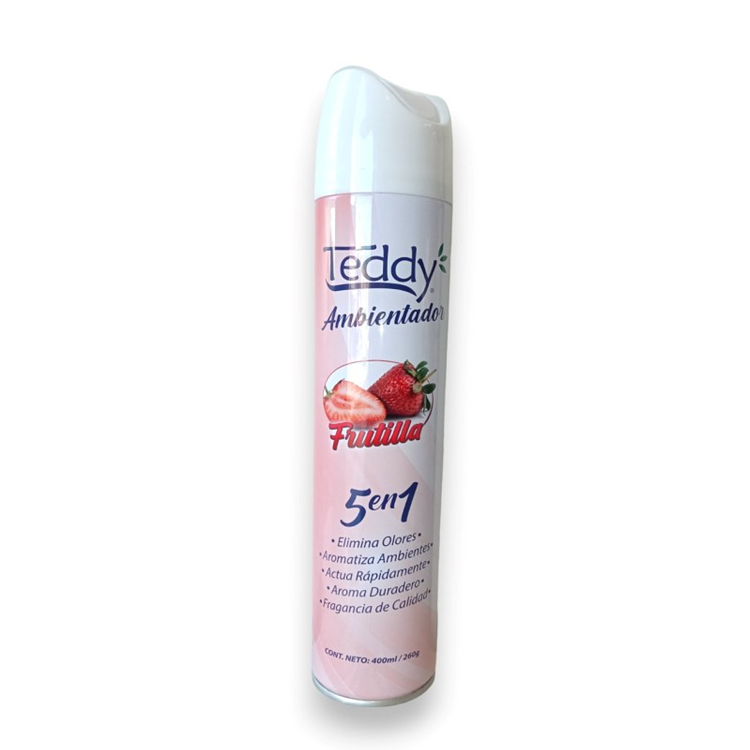 Desodorante Ambiental Frutilla 400 Ml - Teddy 1