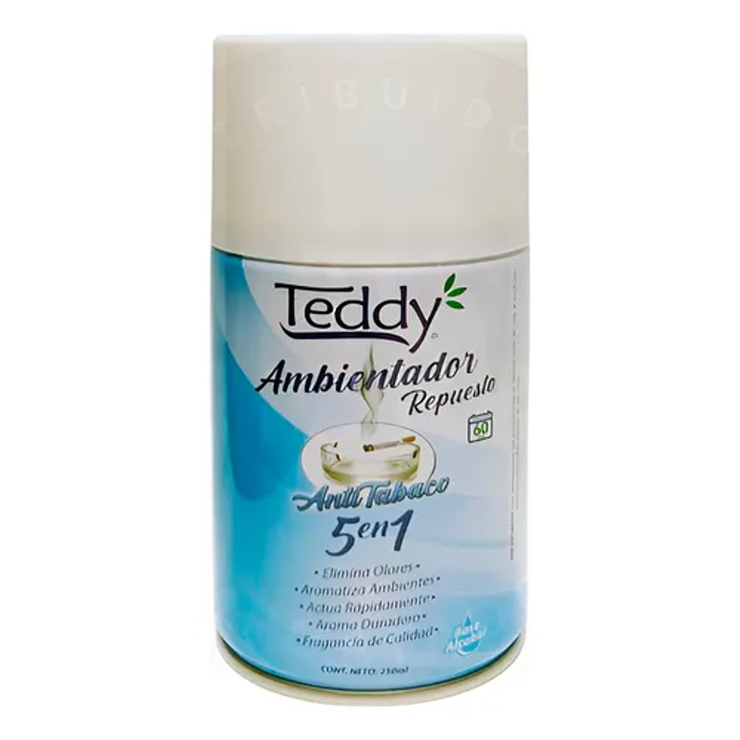 Desodorante Ambientador Repuesto Anti tabaco 250 ml – Teddy 1