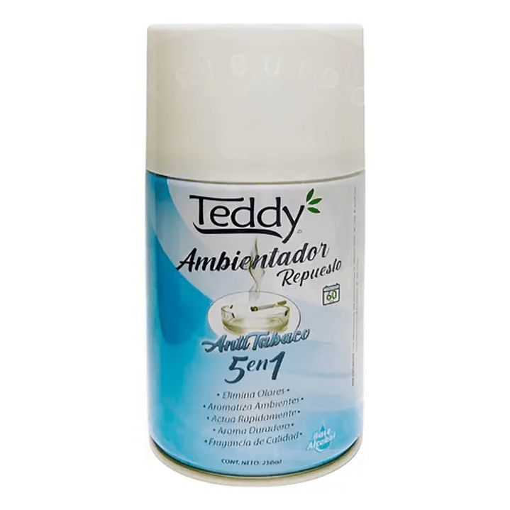 Desodorante Ambientador Repuesto Anti tabaco 250 ml – Teddy 1