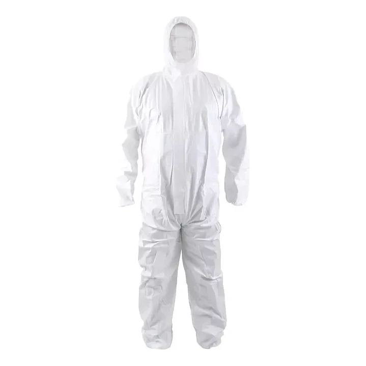 Buzo Overol Desechable Blanco Impermeable - MRED 1