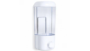 Dispensador De Jabón Blanco Simple 500cc Color Blanco - Taumm