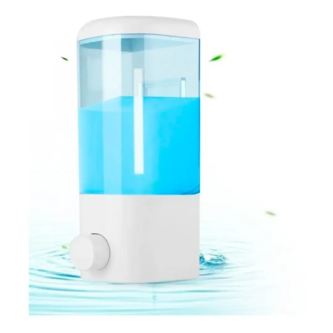 Dispensador De Jabón Blanco Simple 500cc Color Blanco - Taumm 2