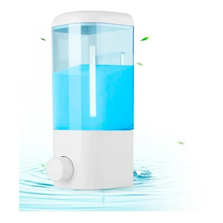 Dispensador De Jabón Blanco Simple 500cc Color Blanco - Taumm 2