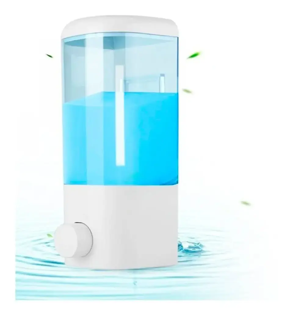 Dispensador De Jabón Blanco Simple 500cc Color Blanco - Taumm 2