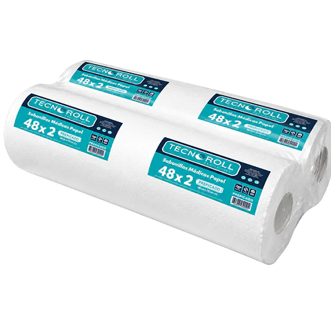 Sabanillas Clínica 2 Para Camillas Rollos 48 mts x 50 cm Prepicadas