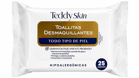 Toallitas Desmaquillantes Skin 25 Un Hipoalergénicas - Teddy