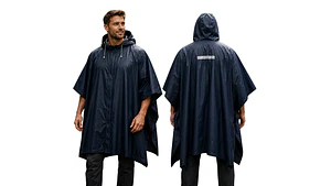Capa Impermeable para la Lluvia PVC Azul - Talla Unica