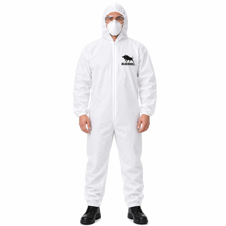Buzo Desechable Blanco Poliester 50 Grs- Black Bull 1