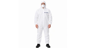 Buzo Overol Desechable Blanco Impermeable 50 Grs - Mred
