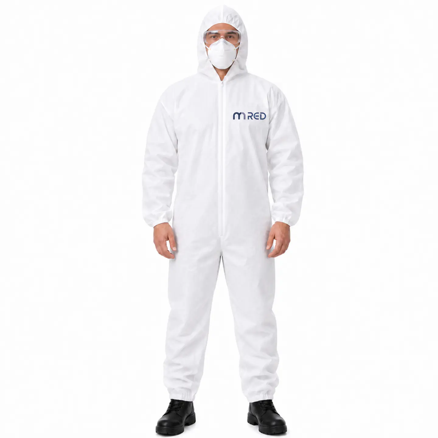 Buzo Overol Desechable Blanco Impermeable 50 Grs - Mred 1