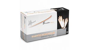 Guantes De Látex Para Examen Sensitive - Hygienia 
