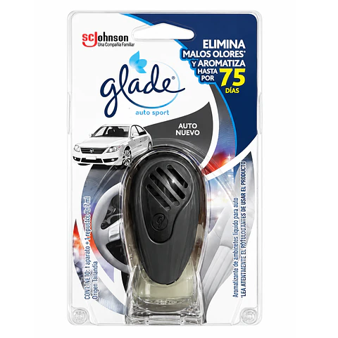 Desodorante Para Auto Glade Sport Auto Nuevo 7 Ml