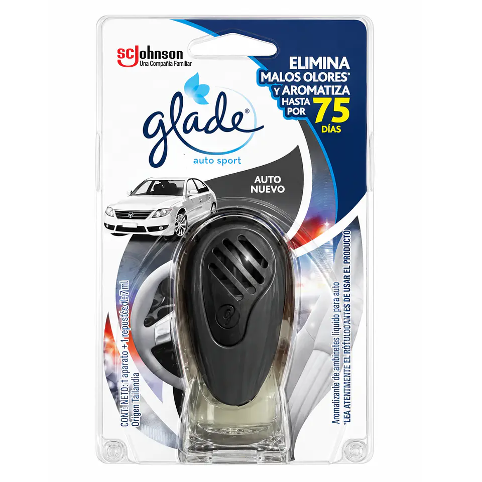 Desodorante Para Auto Glade Sport Auto Nuevo 7 Ml 1