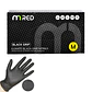 Guantes de Nitrilo Negro Texturizado 50 Unidades - Mred  - Miniatura 2