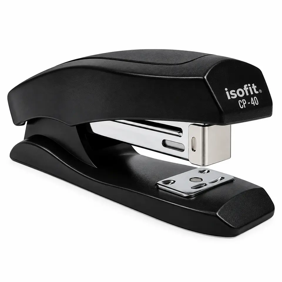 Corchetera Plástica Isofit CP-40 Negra 20 Hojas 26/6 1