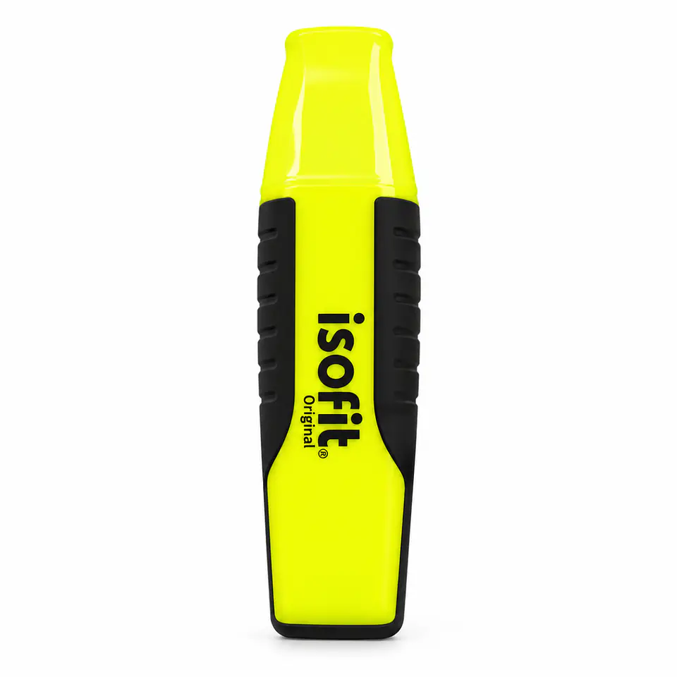 Destacador Amarillo Punta Biselada Isofit Original 1