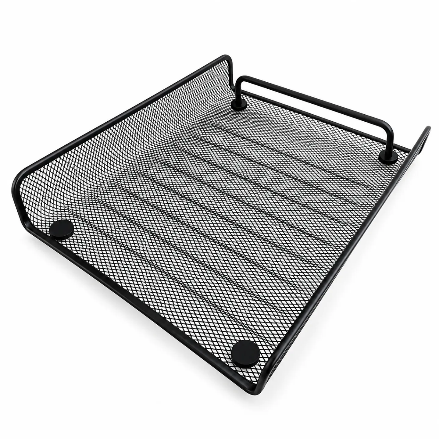 Bandeja Portadocumentos Metálica Simple Isofit Negra 35x27cm 1
