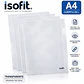 Carpeta En L Transparente Oficio Isofit Para Documentos - Miniatura 2