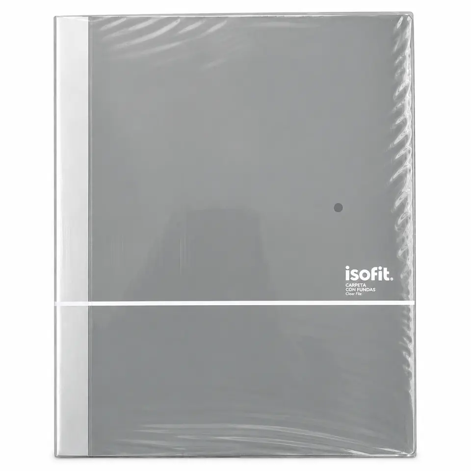 Carpeta Con 20 Fundas Isofit Para Documentos A4 Oficio 4