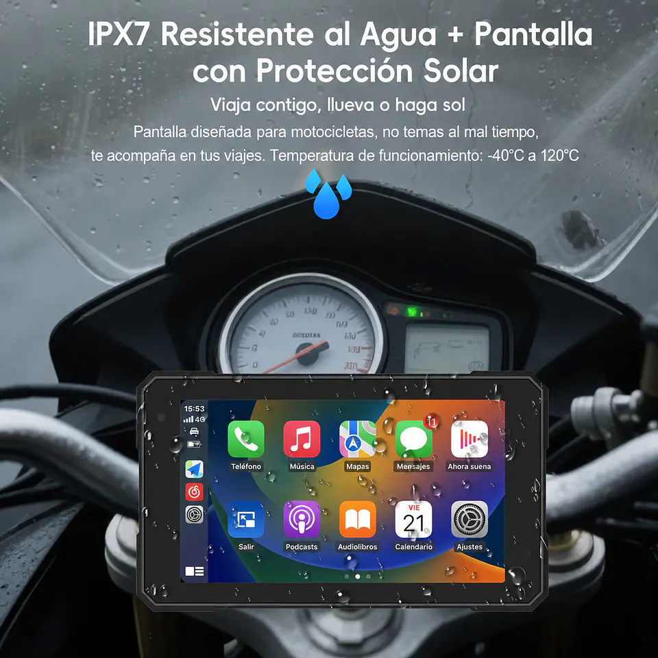 Pantalla Carplay&Android Auto para Moto 5