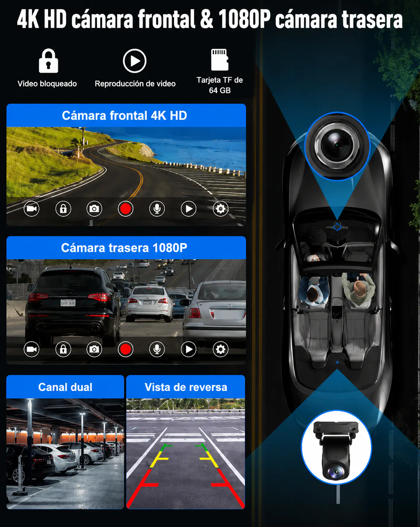Pantalla Carplay&Android Auto 10,26