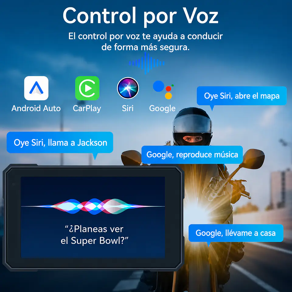 Pantalla Carplay&Android Auto para Moto 5