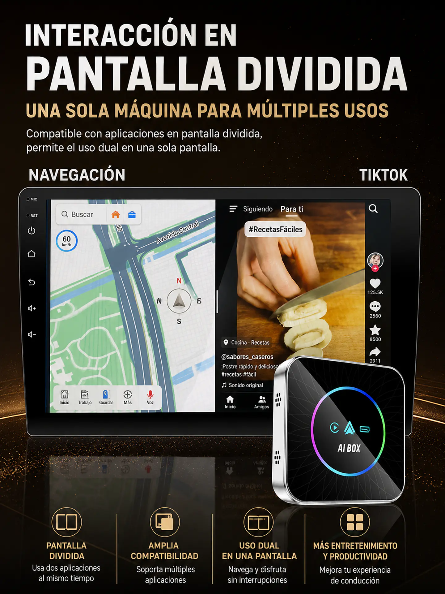 AI Box adaptador inalámbrico Youtube/Netflix 2