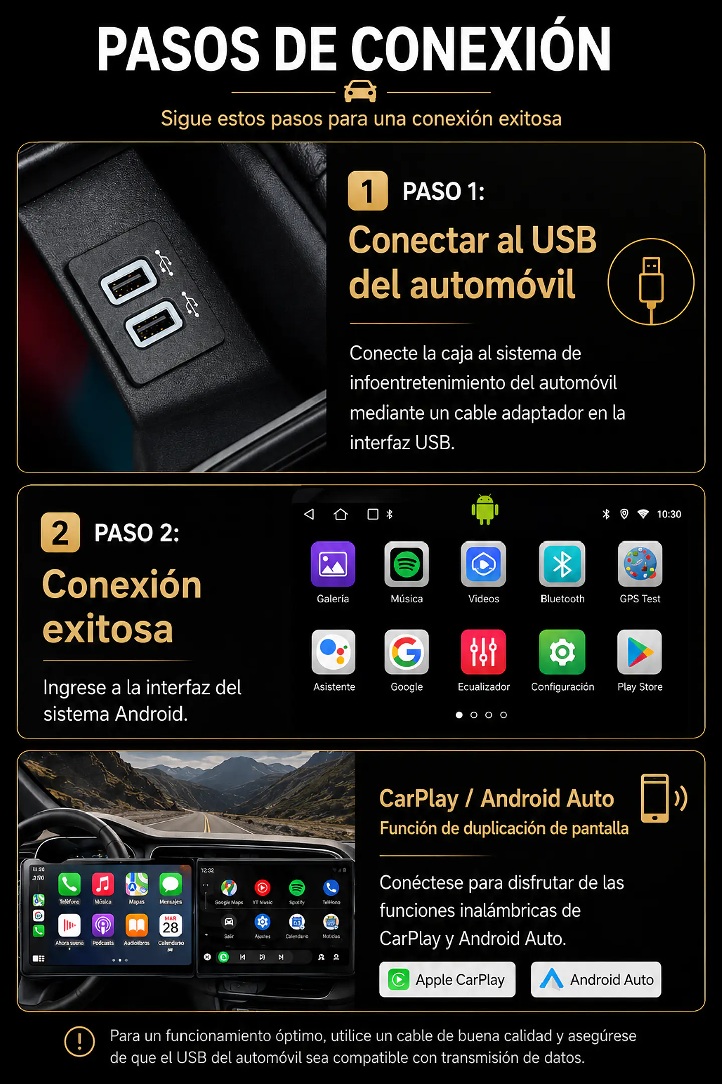 AI Box adaptador inalámbrico Youtube/Netflix 4