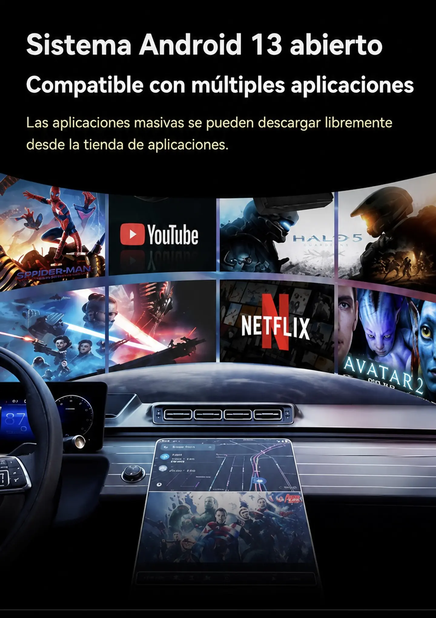 AI Box adaptador inalámbrico Youtube/Netflix 8
