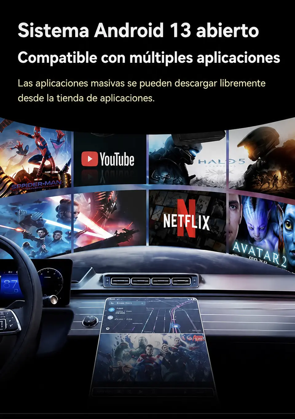 AI Box adaptador inalámbrico Youtube/Netflix 8