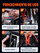 Arrancador De Batería con Compresor/linterna/powerbank. Incluye Bolso - Miniatura 7