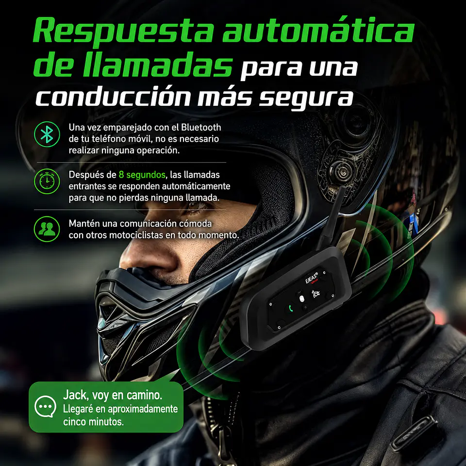 Intercomunicador Ejeas V6 Pro+ 2