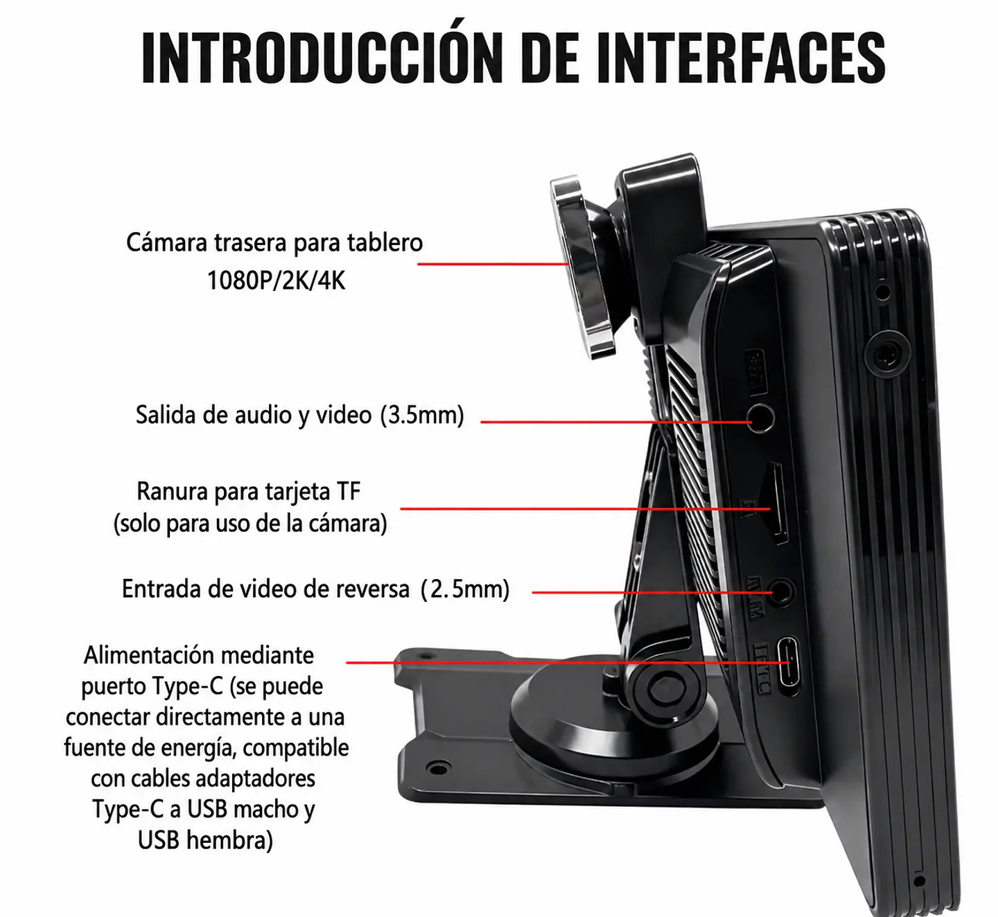 Pantalla Carplay&Android Auto 10,26